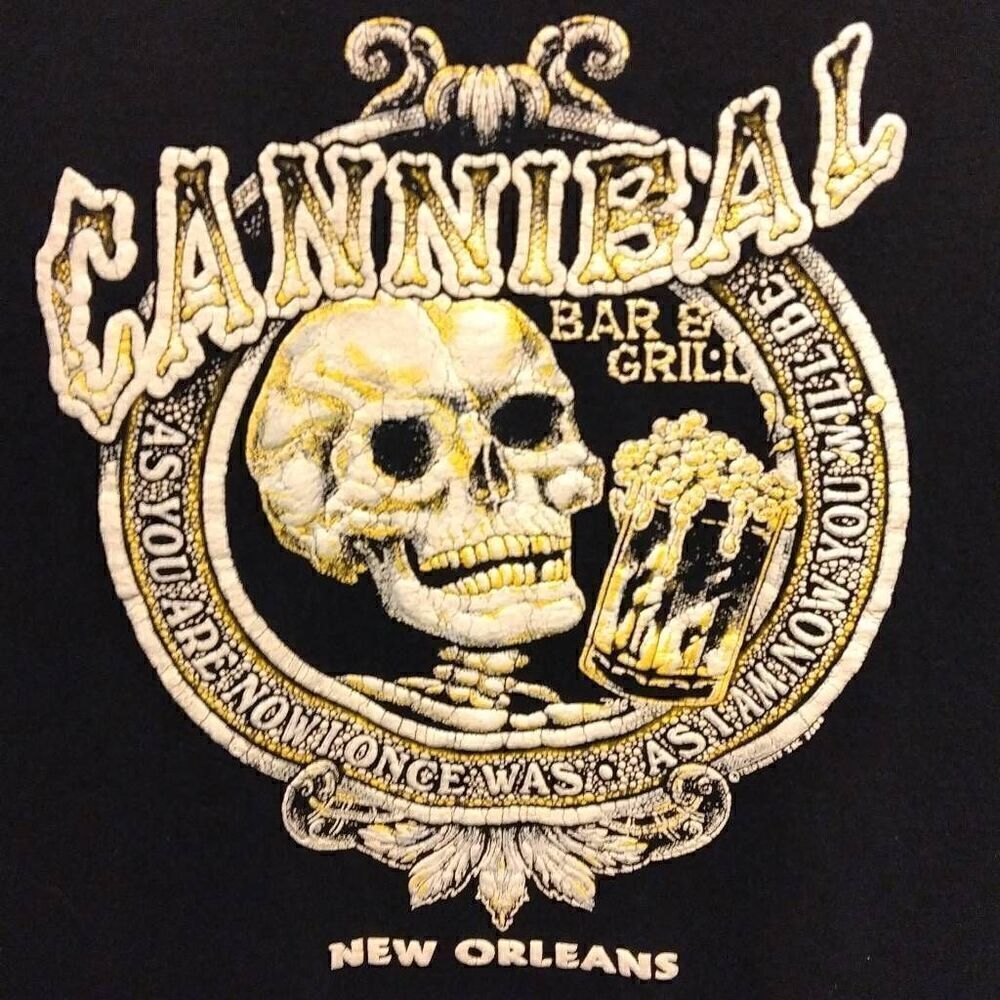 Cannibal Bar T Shirt, New Orleans, XL